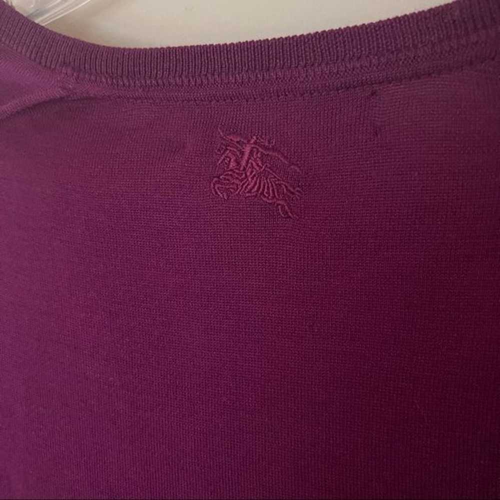 (New) Burberry London Silk (100%) Violet Top - image 8