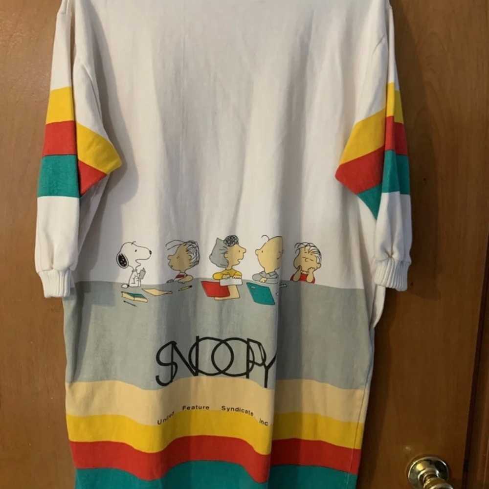 Vintage snoopy Linus Charlie Brown tunic - image 1