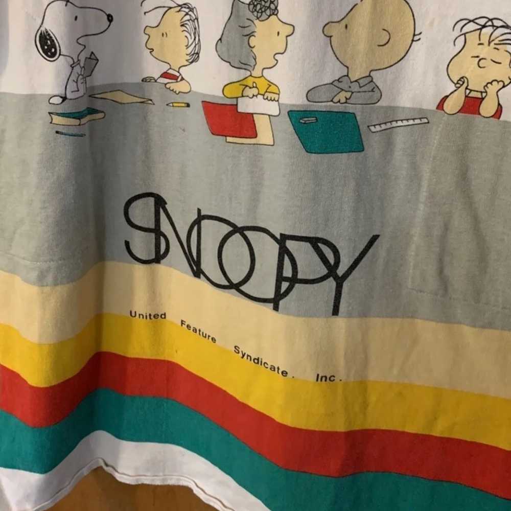 Vintage snoopy Linus Charlie Brown tunic - image 4