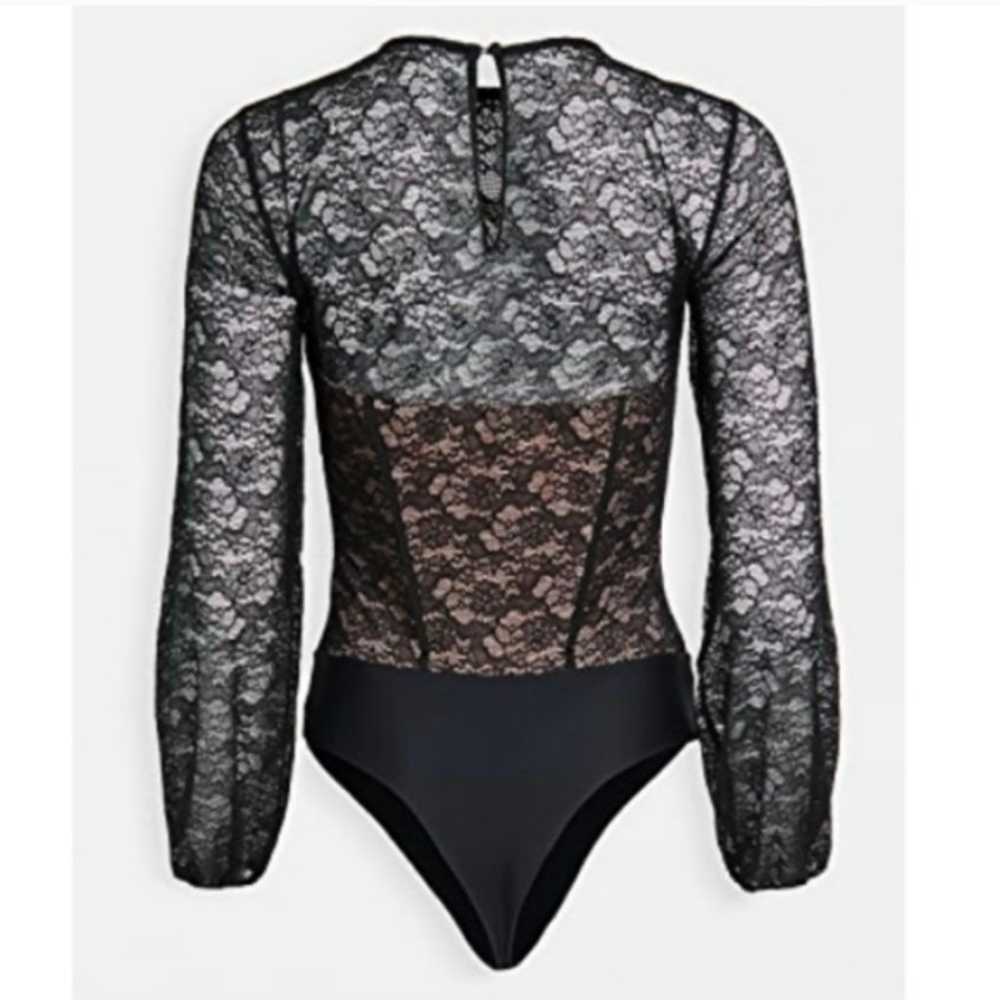 Cami NYC Briar Black Lace Corset Long Sleeve Thon… - image 8