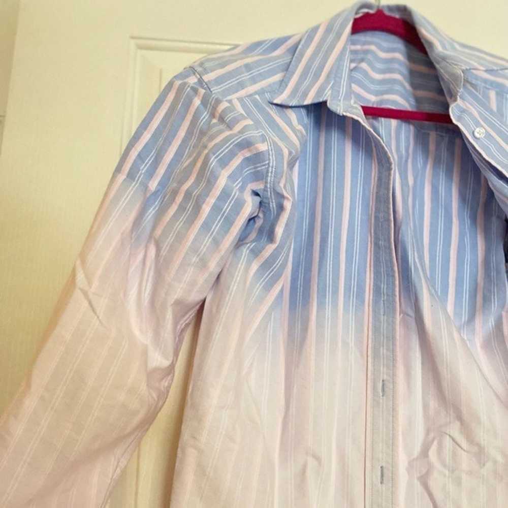 EUC Alexander Wang .t Ombre Stripe Oxford Button-… - image 7