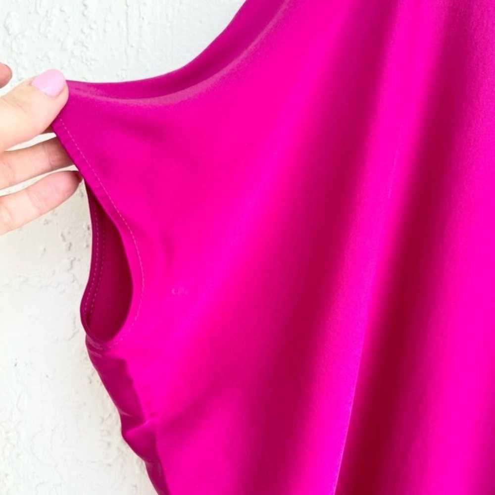 Lanvin Paris silk pink asymmetrical top FR 38 / U… - image 2