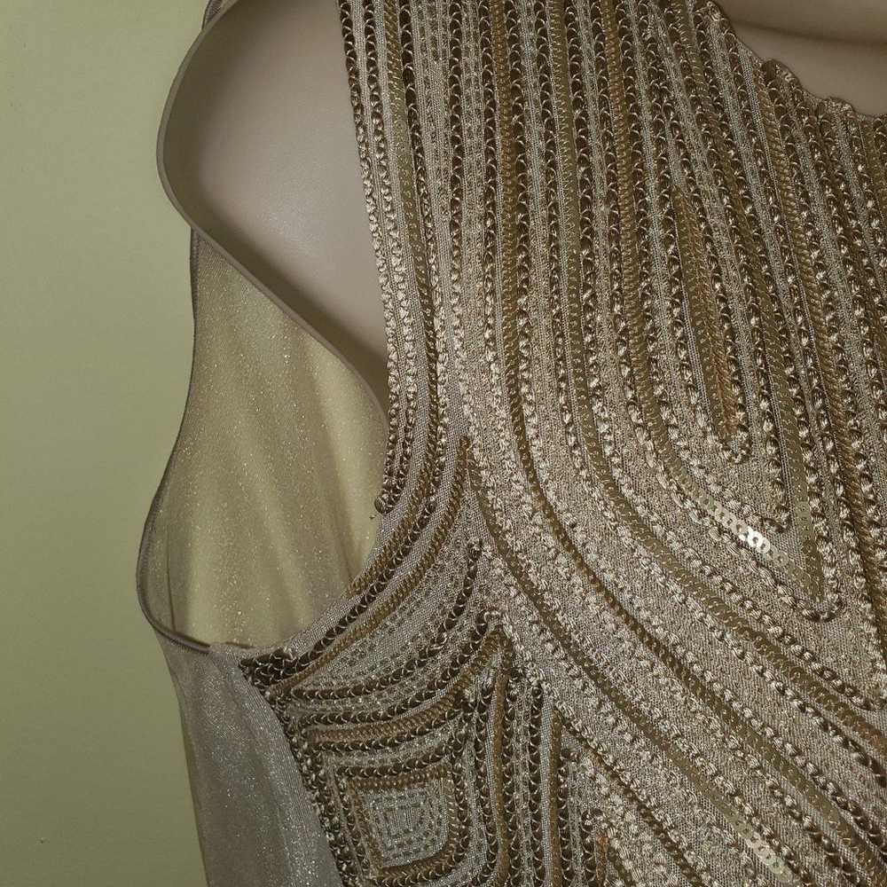 Giorgio Armani sequin embellished top cocktail bl… - image 4