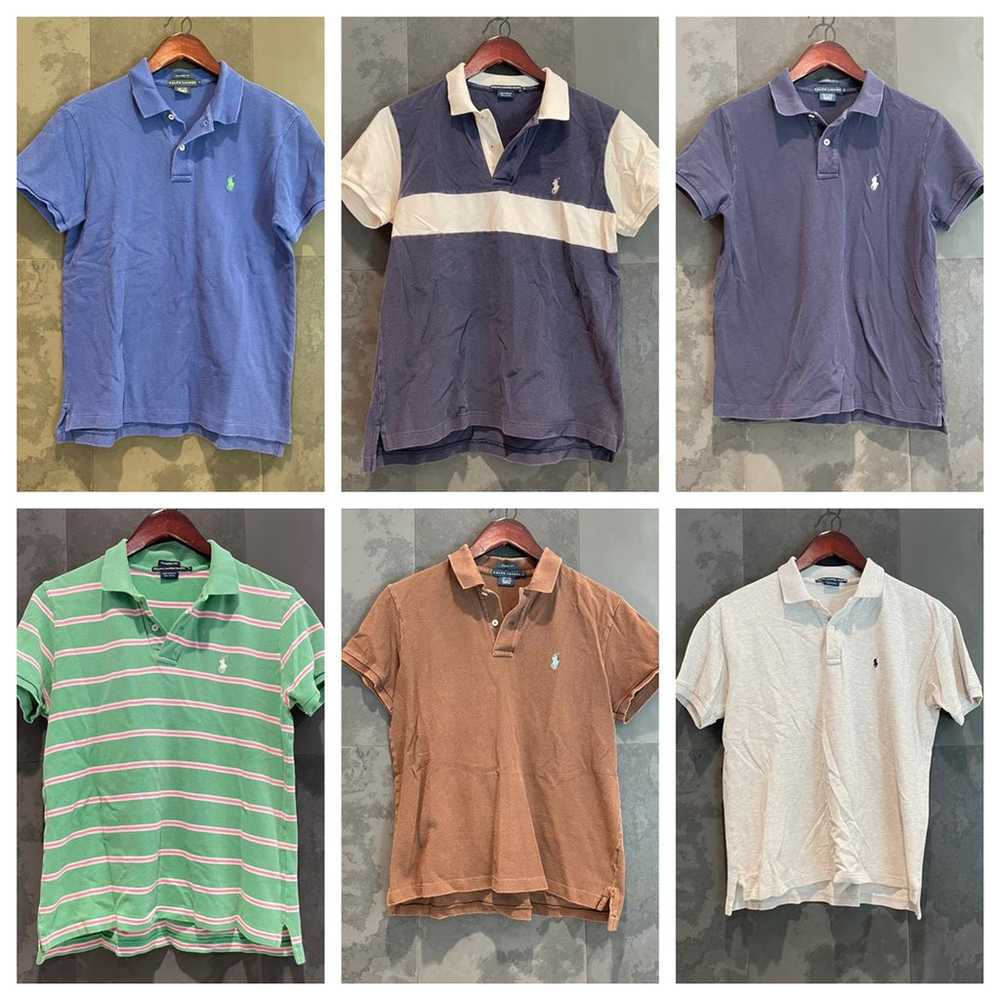 Lot of 9 Ralph Lauren Polo shirt bundle - image 1
