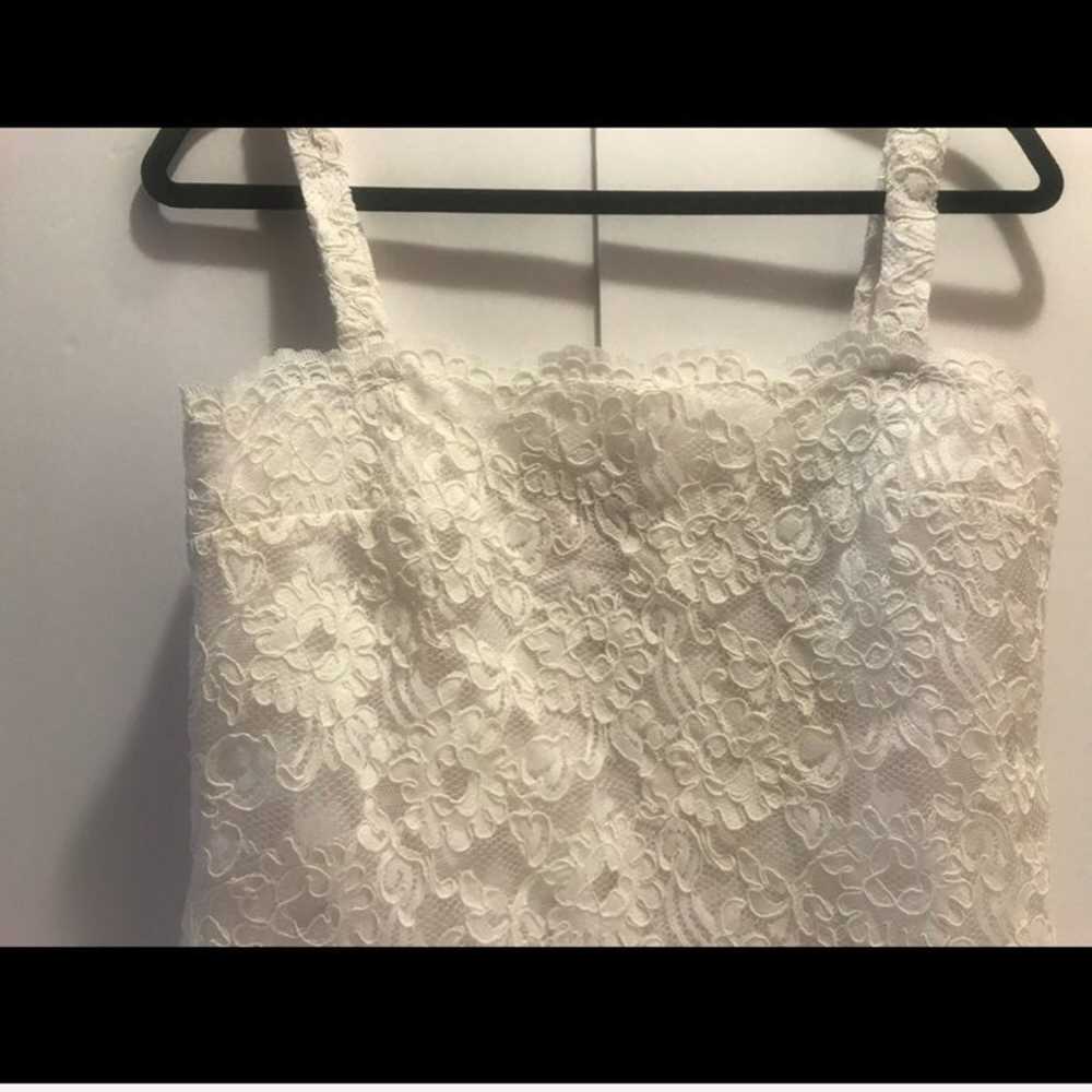 Christian Dior Vintage lace tank top - image 3