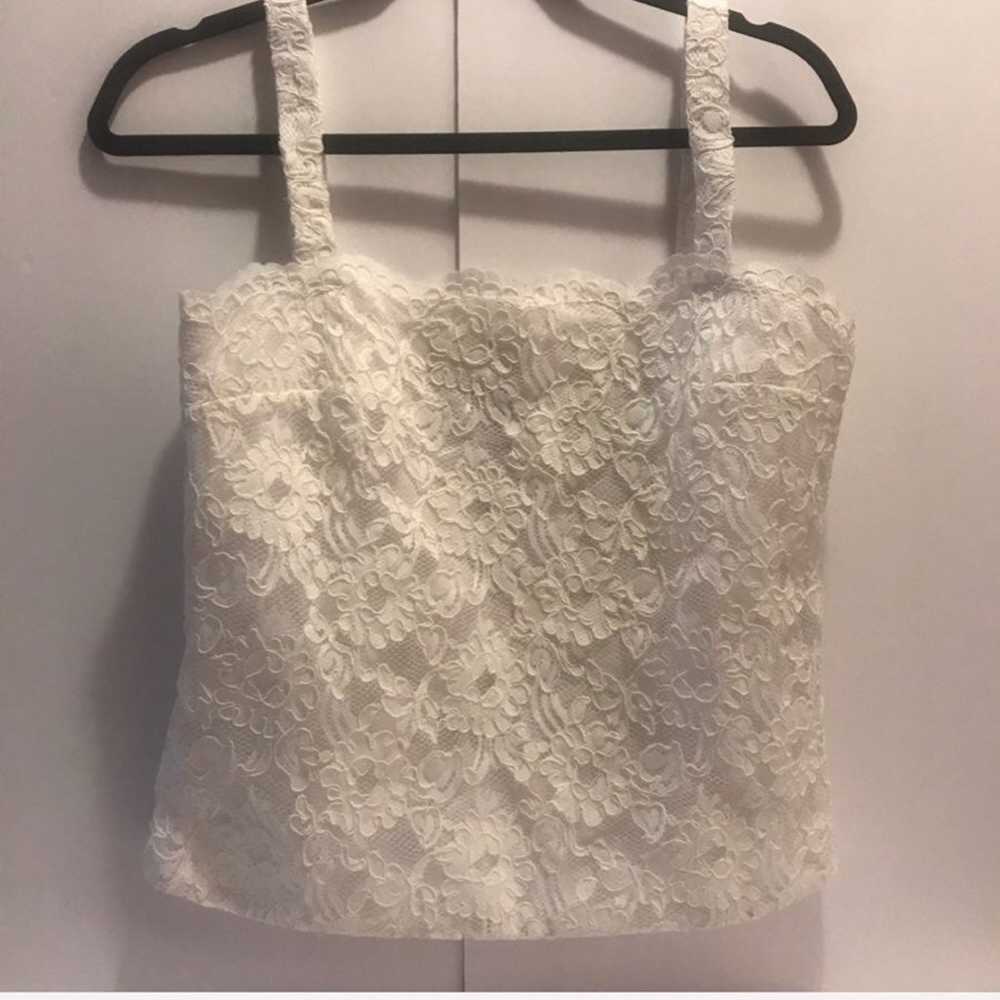 Christian Dior Vintage lace tank top - image 4