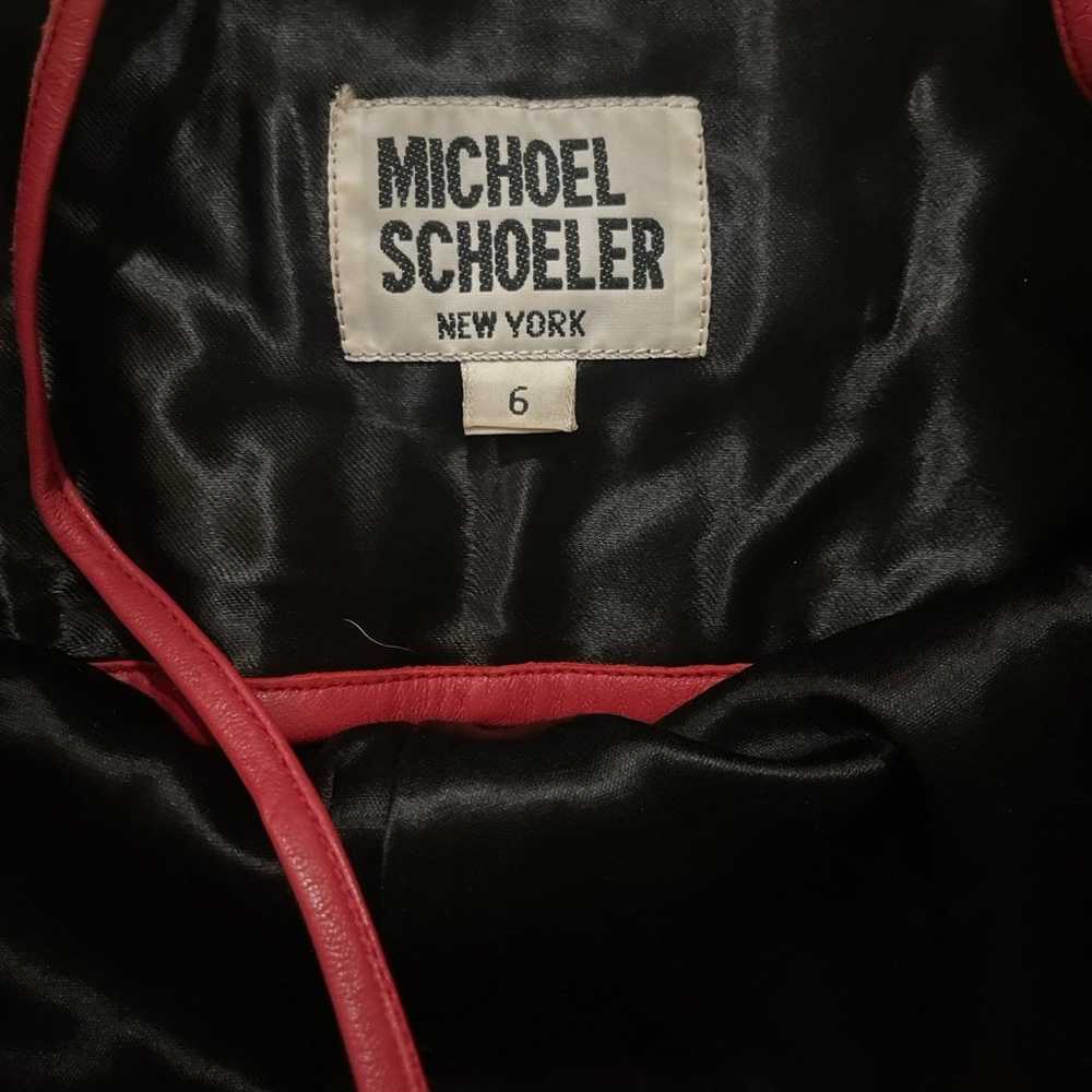Michoel Schoeler Vintage Soft Leather Crop Top - image 2