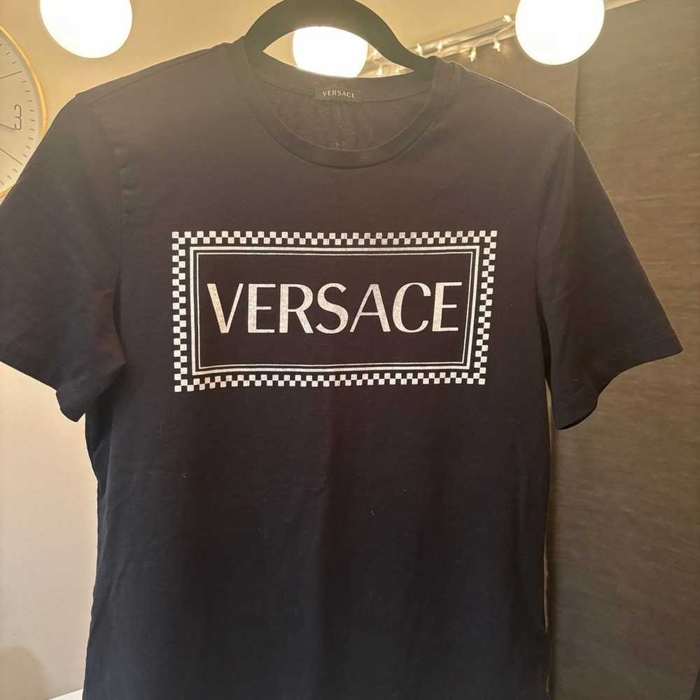 Versace logo T-shirt - image 4