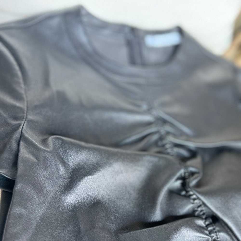 Like new Alexander Wang ruched leather top 4 $595 - image 4