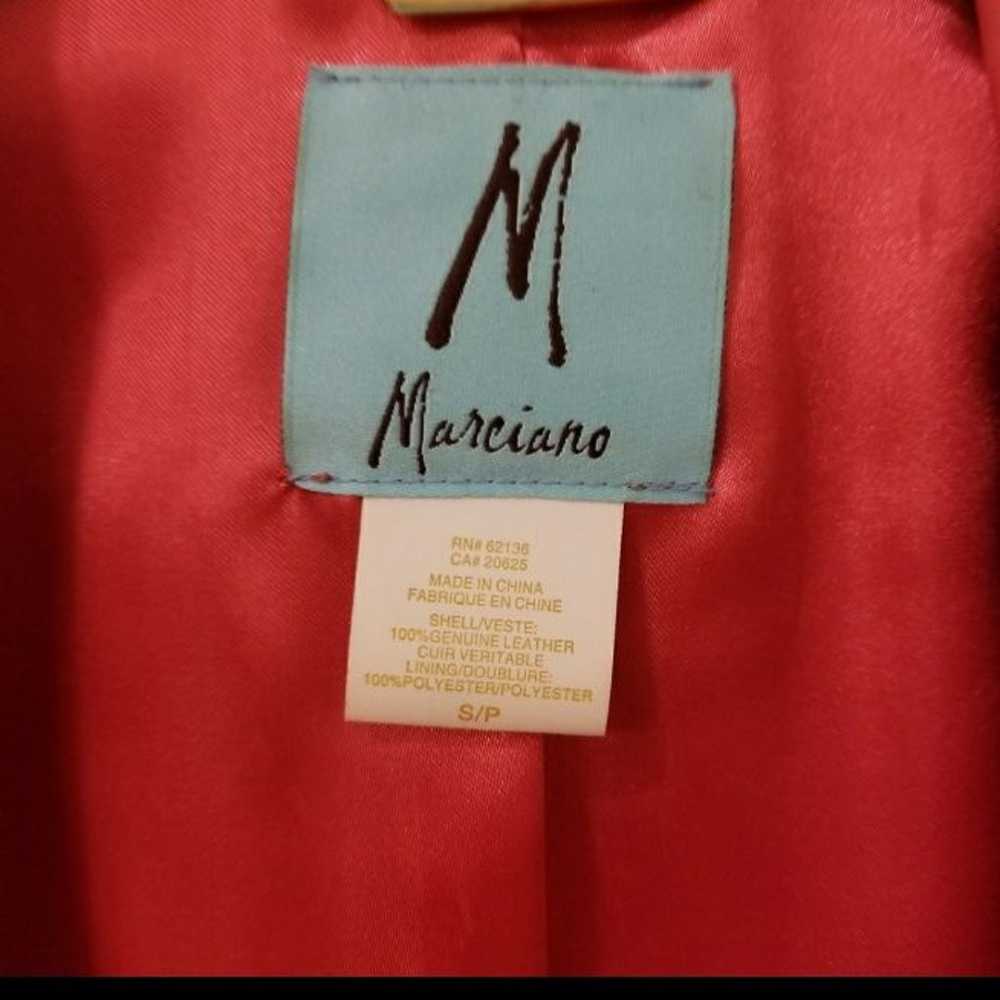 Marciano peach leather jacket size S - image 2