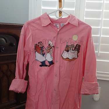 Vintage Lady and the Tramp Button Up - image 1