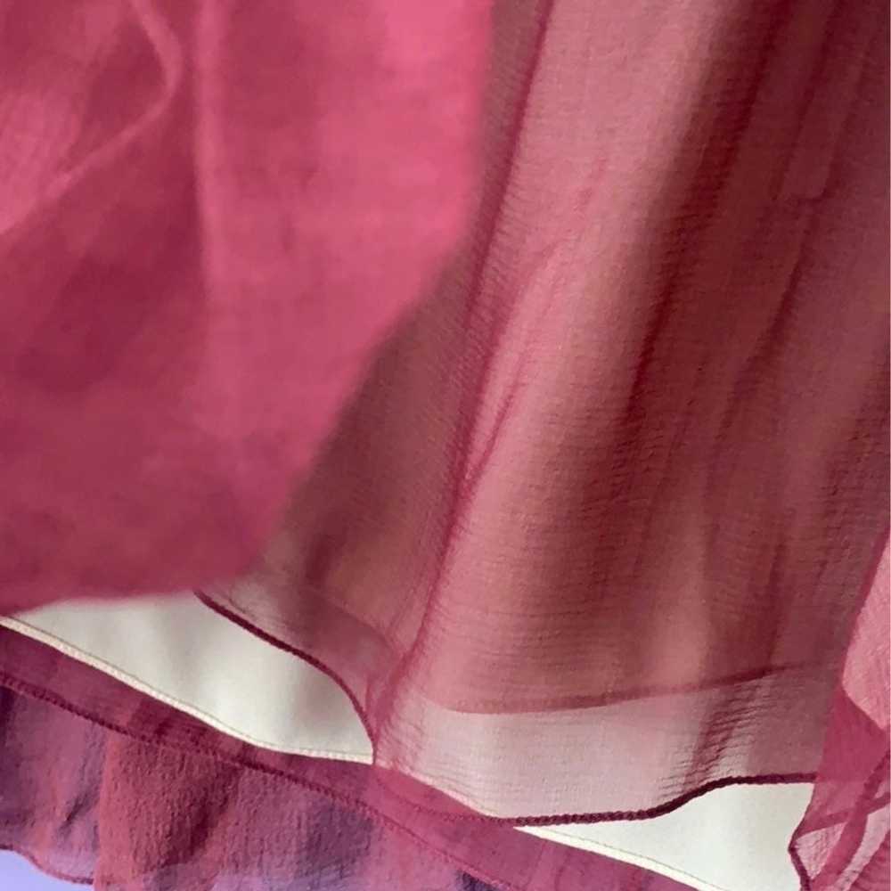 Chloé Plum Guipure Lace Silk Blouse - image 3