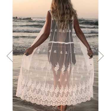 Ophelia Tiered Maxi Skirt in BCI Poplin - Pink and Burgundy