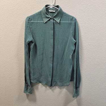 Loro Piana 100% silk button down shirt