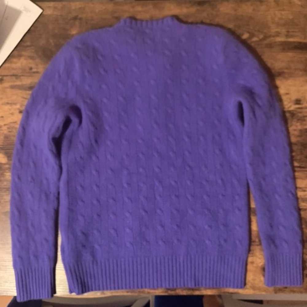 Ralph Lauren small cashmere purple sweater - image 2