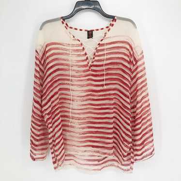 Jean Paul Gaultier Soleil Womens Striped Sheer To… - image 1