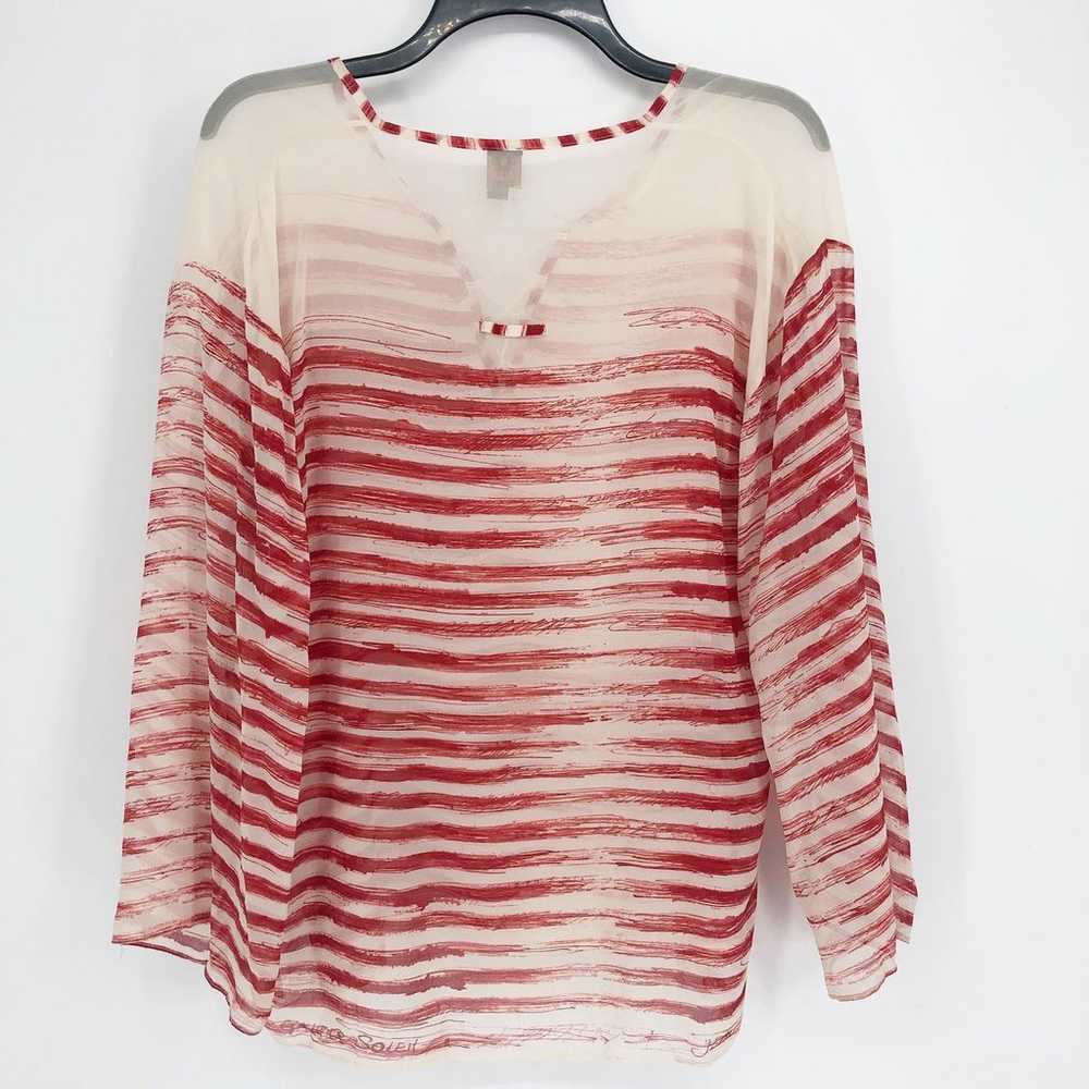 Jean Paul Gaultier Soleil Womens Striped Sheer To… - image 4