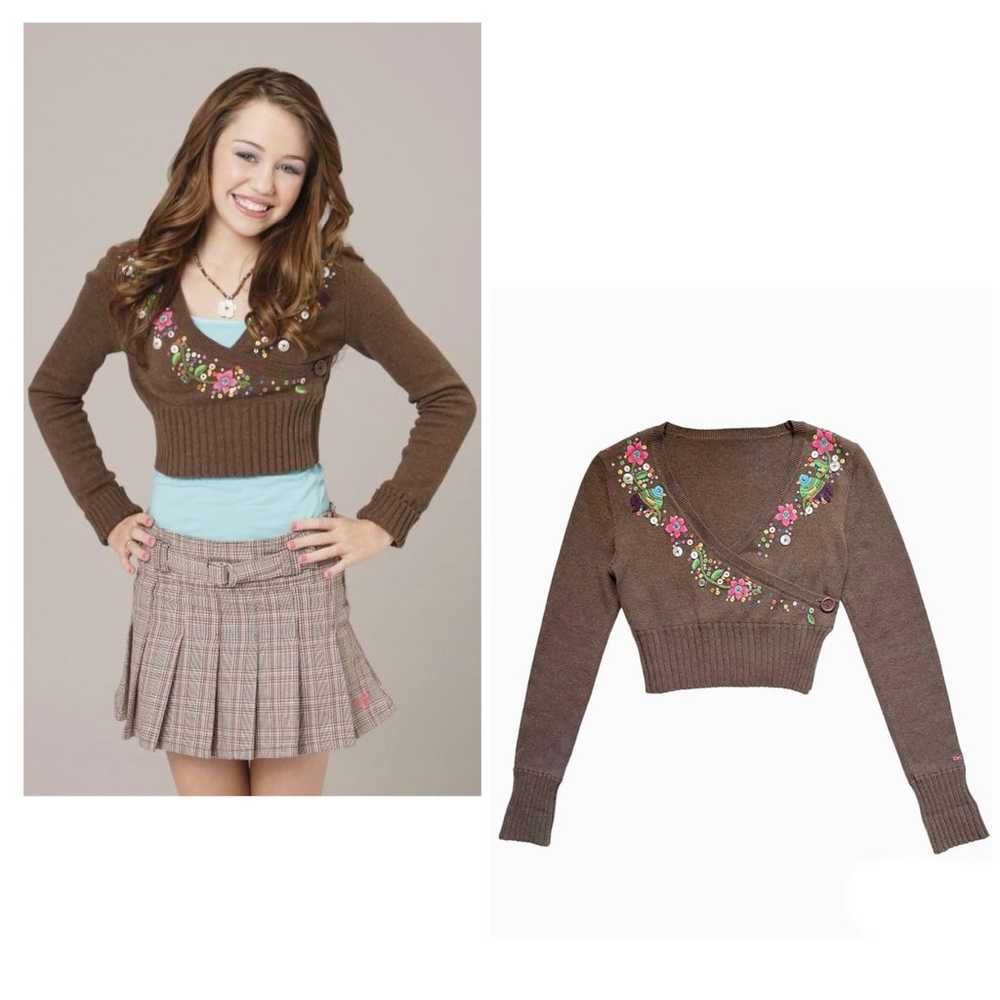 ASO Hannah Montana Wardrobe! Miley’s Brown Croppe… - image 1