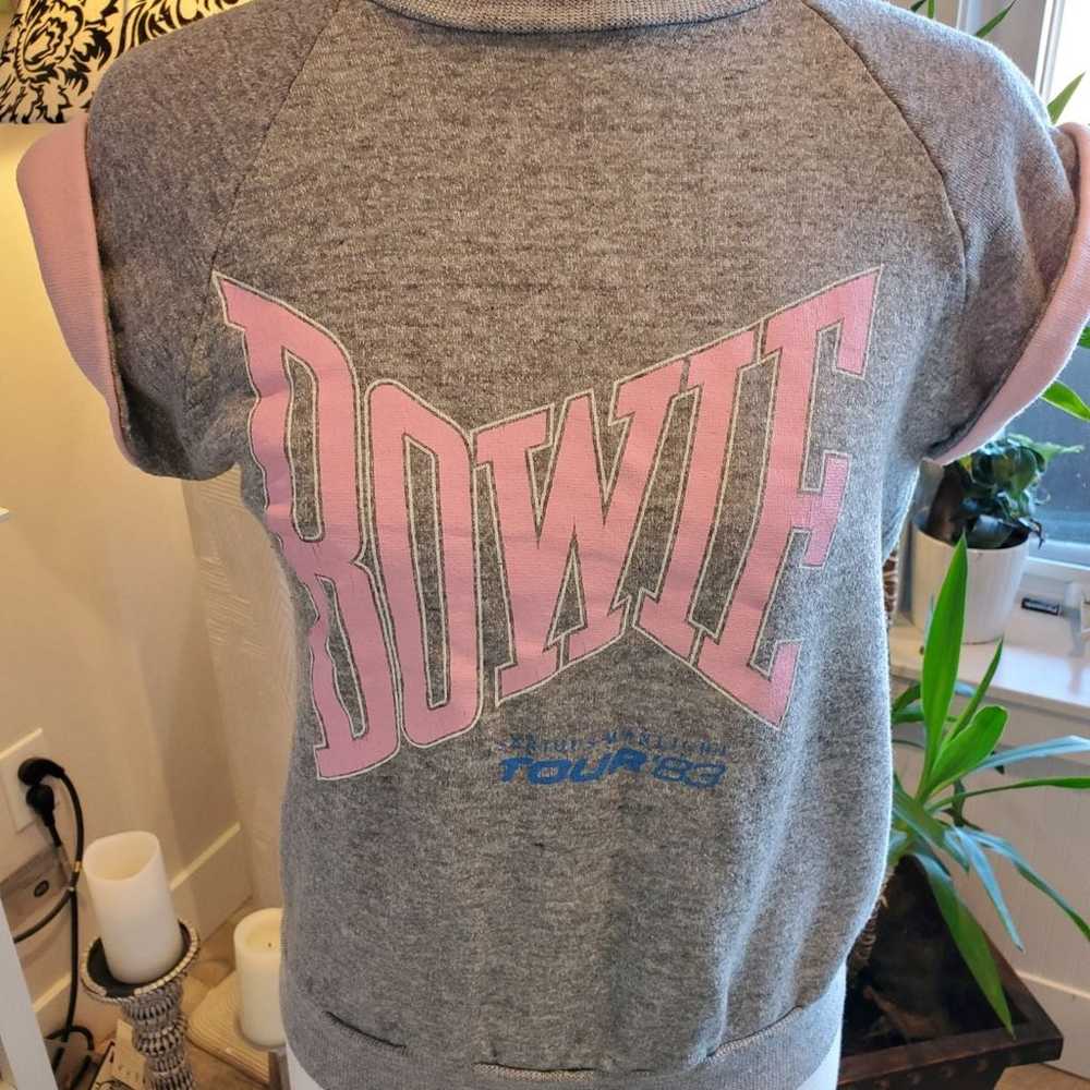 1983 David Bowie Tour shirt - image 1