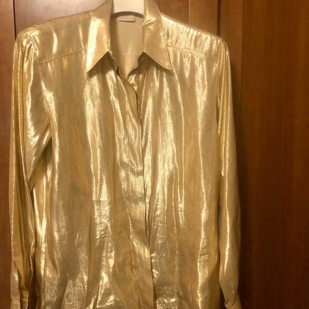 ESCADA gold blouse - image 1