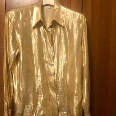 ESCADA gold blouse