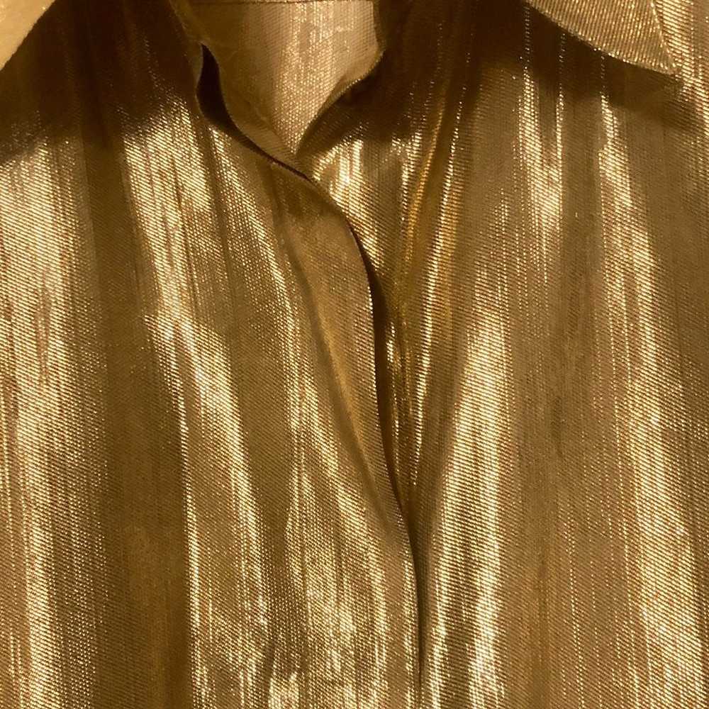 ESCADA gold blouse - image 5