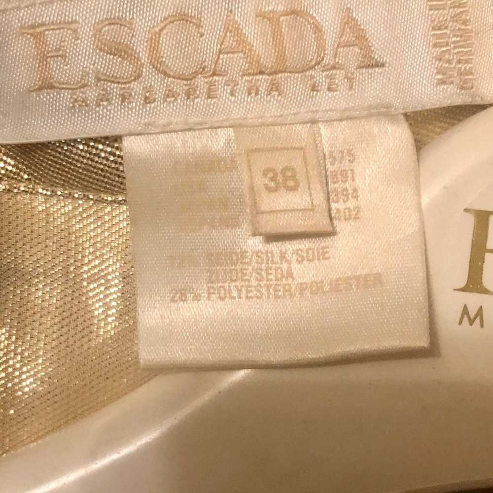 ESCADA gold blouse - image 6