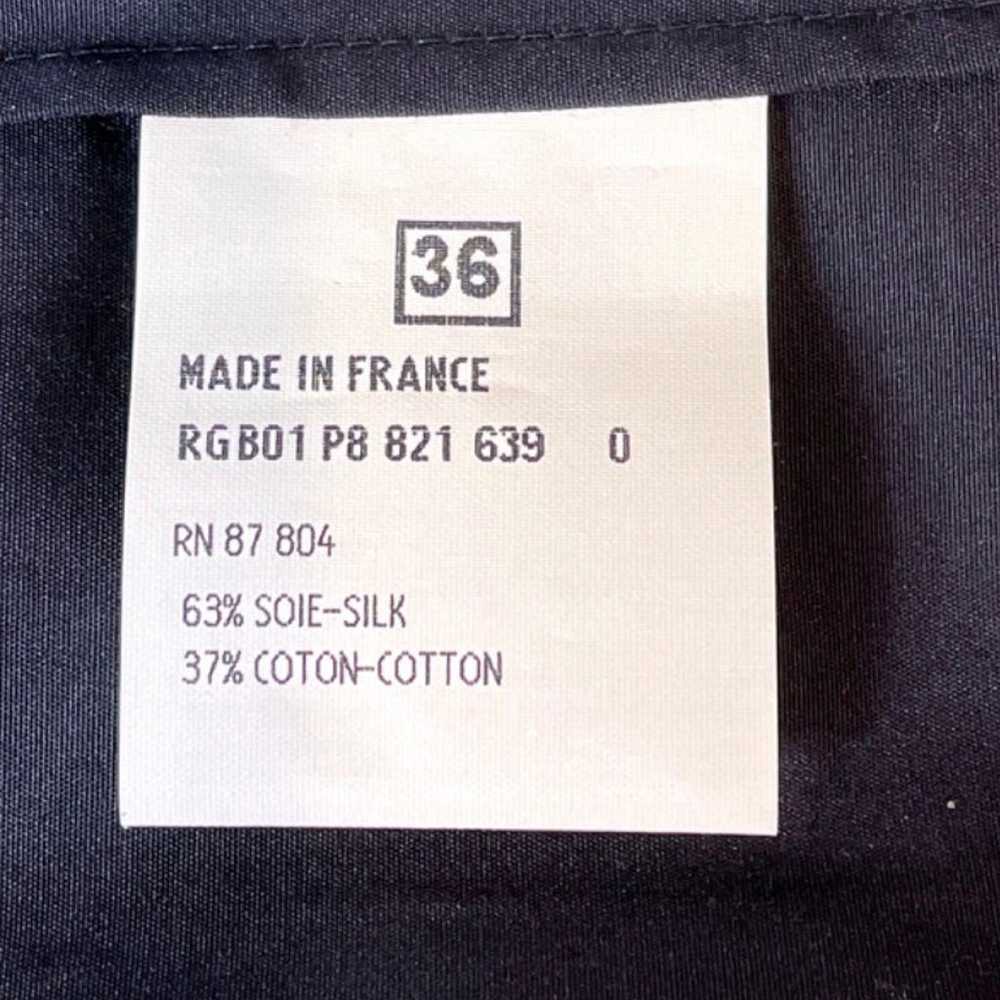 Yves Saint Laurent Pleated Black Blouse - image 6