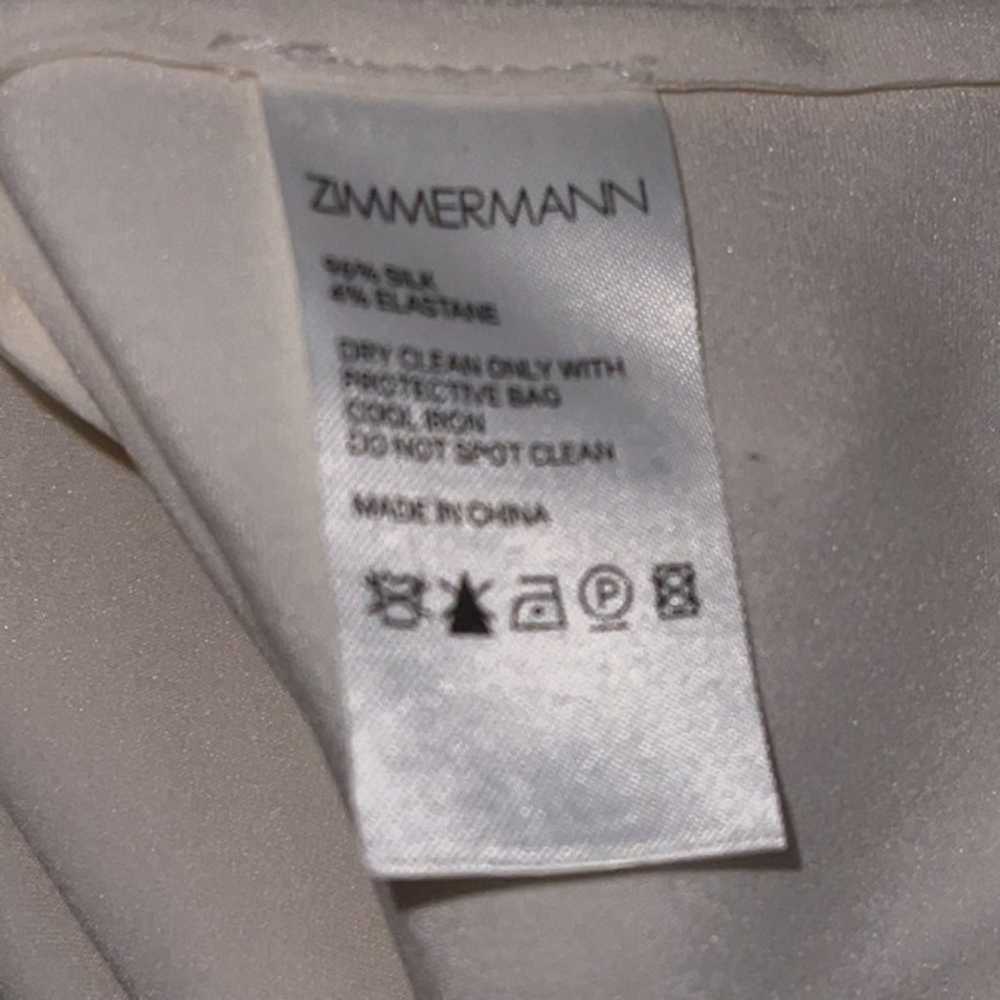Zimmermann Gathered Silk Blouse - image 4