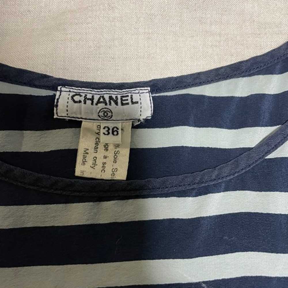 Chanel Silk Sleeveless Blouse - image 4