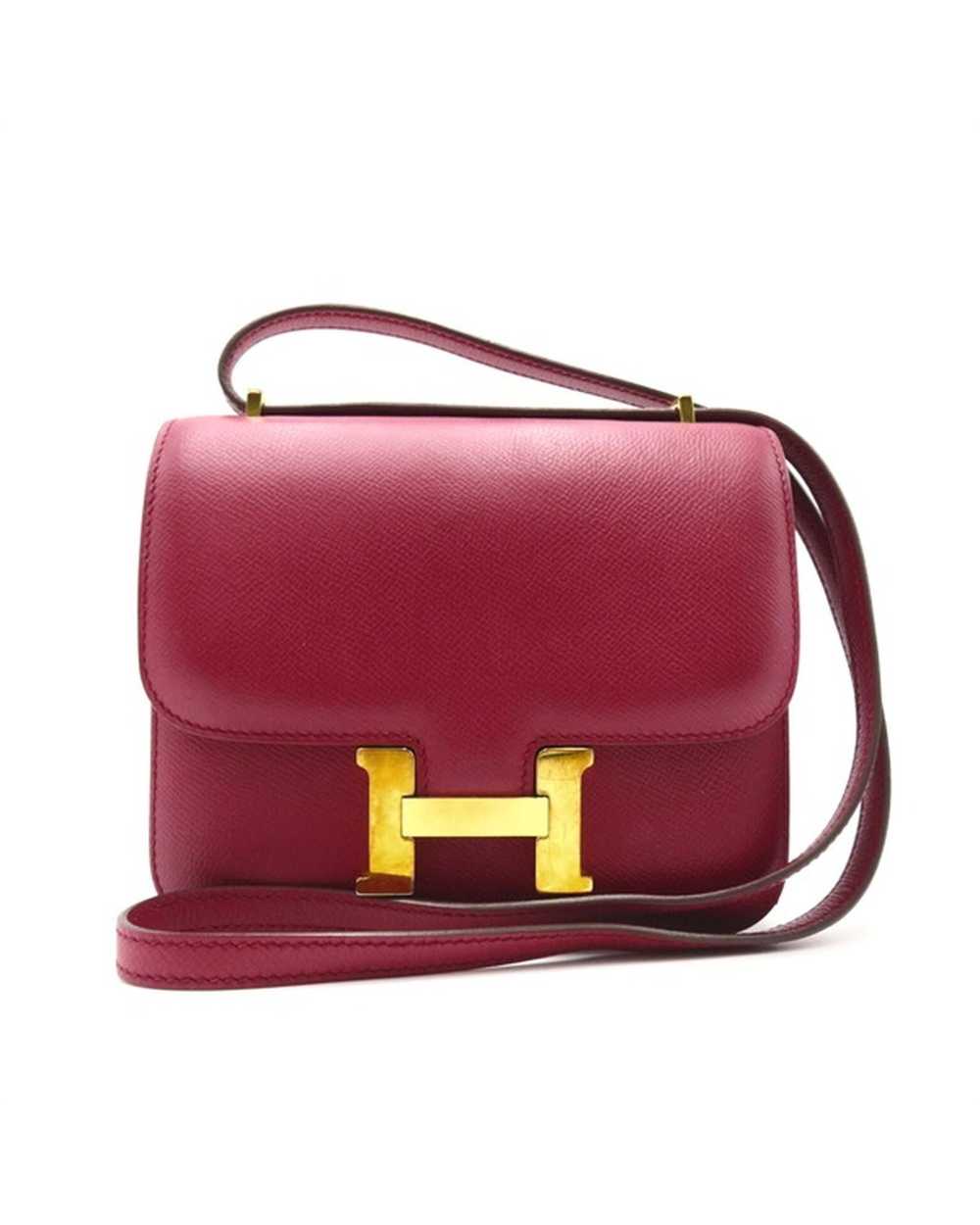 Hermes Red Epsom Mini Constance Bag in AB Conditi… - image 1