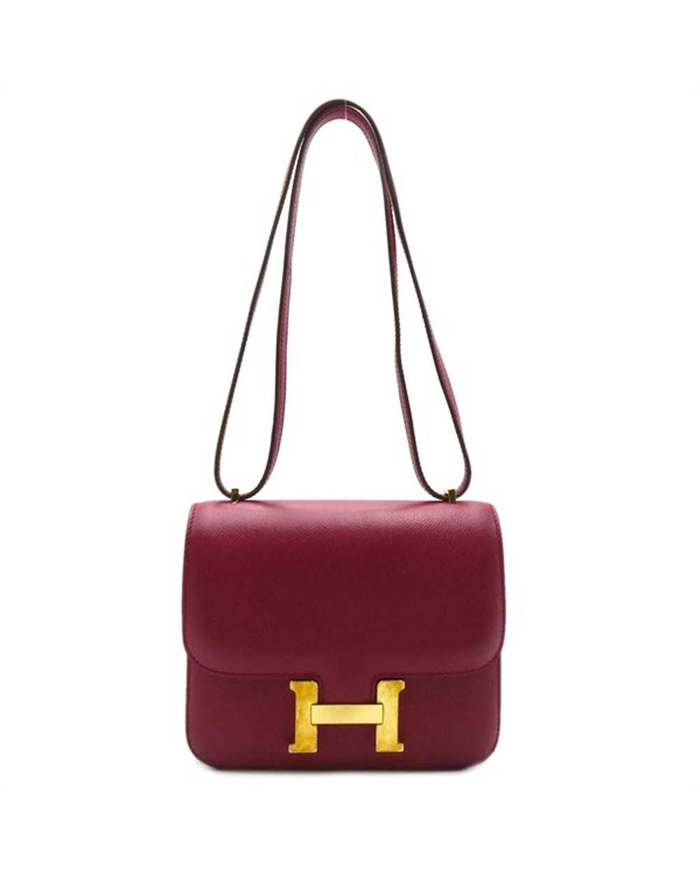 Hermes Red Epsom Mini Constance Bag in AB Conditi… - image 4
