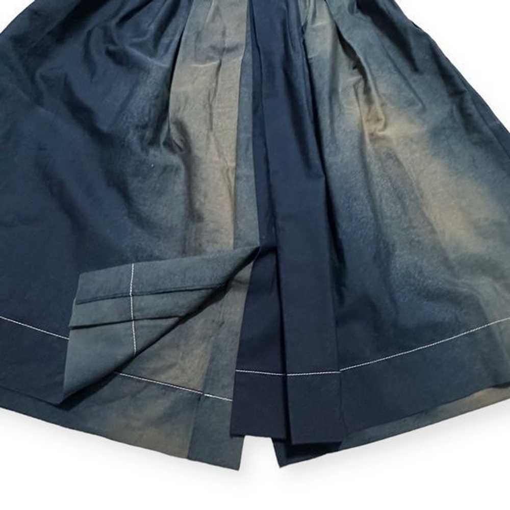 Prada Prada Blue Cotton Midi Skirt with Oversized… - image 10