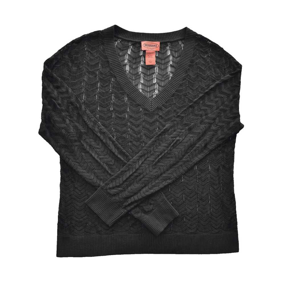 Missoni MISSONI FOR TARGET Black Knit Long Sleeve… - image 3