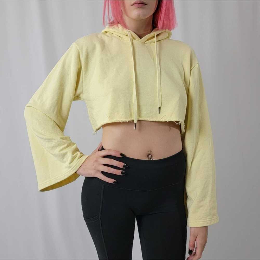 Forever 21 Forever 21 Cropped Bell Sleeve Hoodie … - image 5