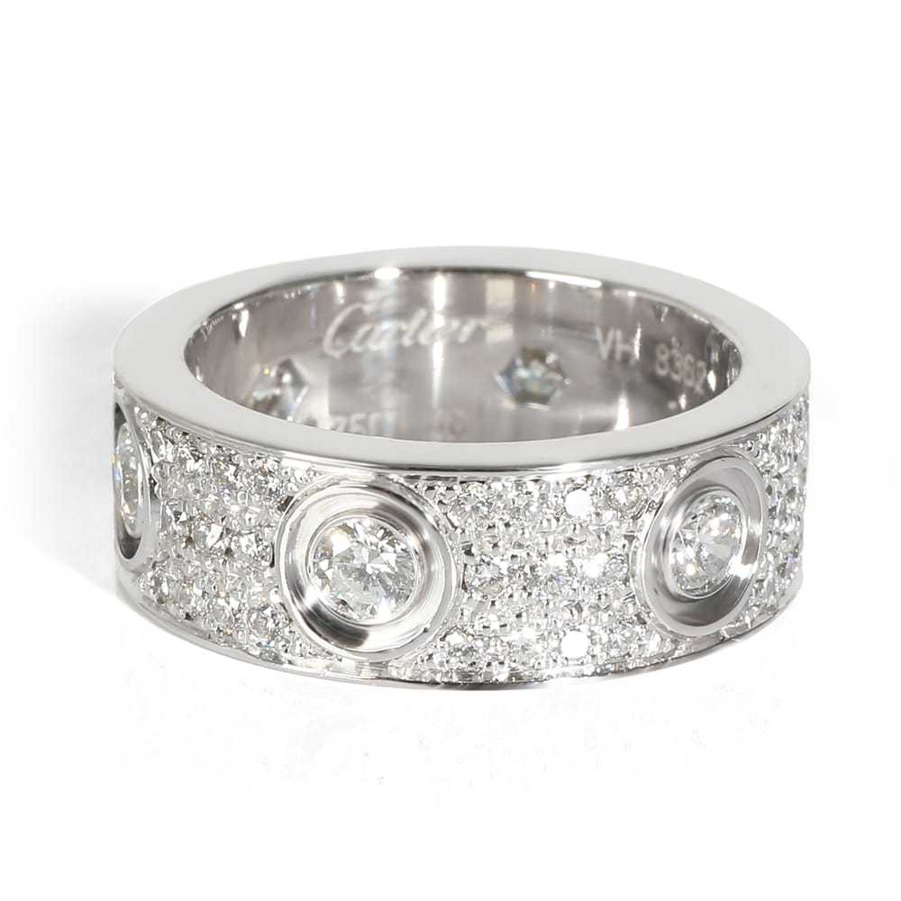 Cartier Love white gold ring - image 1