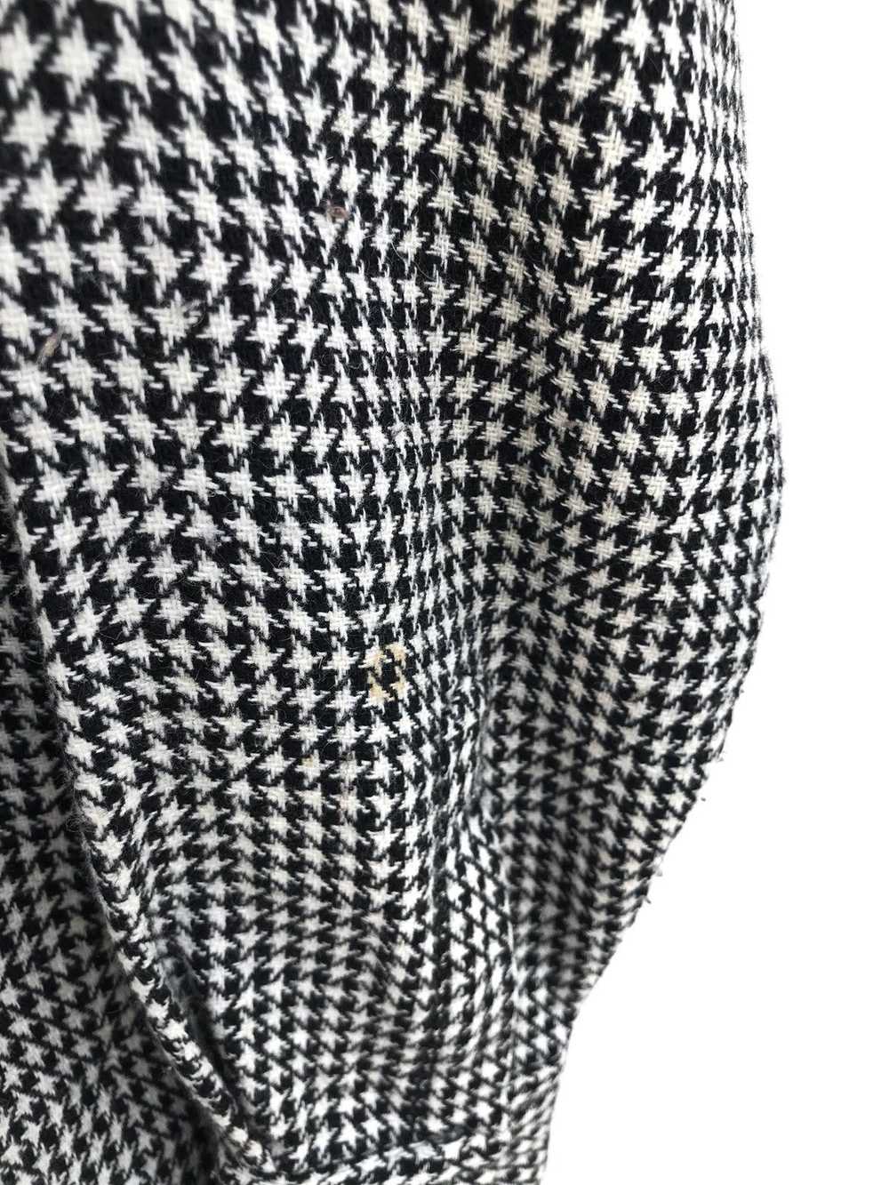 Japanese Brand Made In Japan LS Houndstooth Wool … - image 3