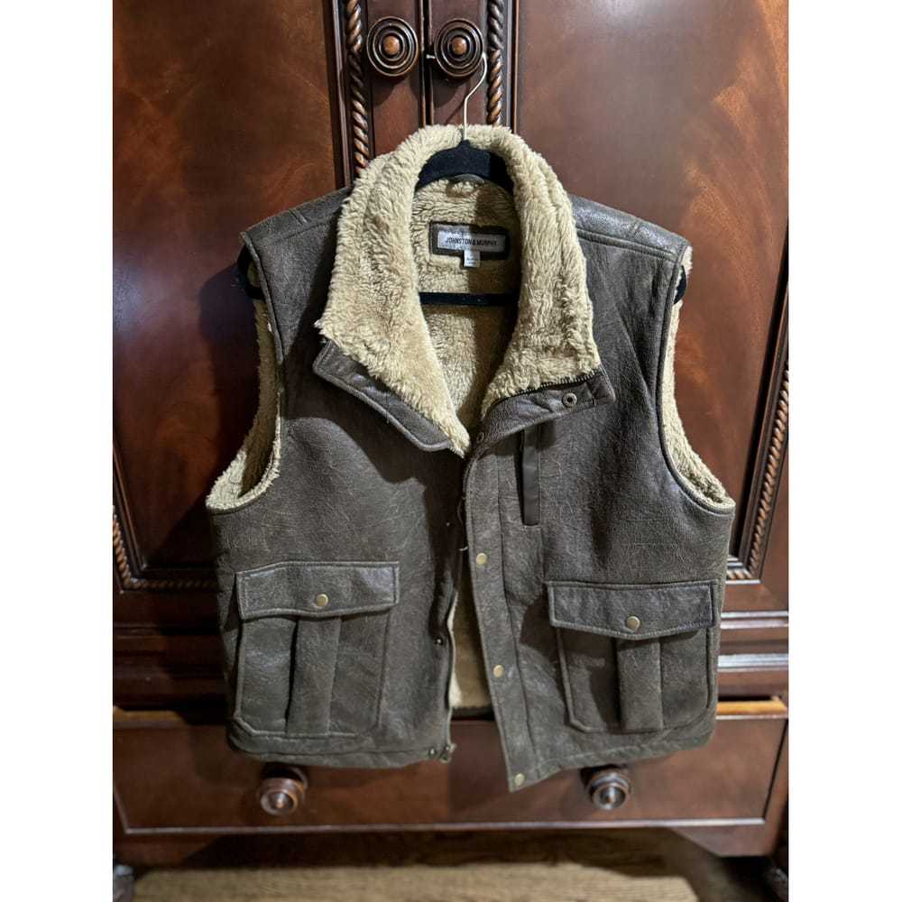 Johnston And Murphy Leather vest - image 3