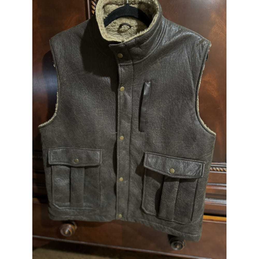 Johnston And Murphy Leather vest - image 7
