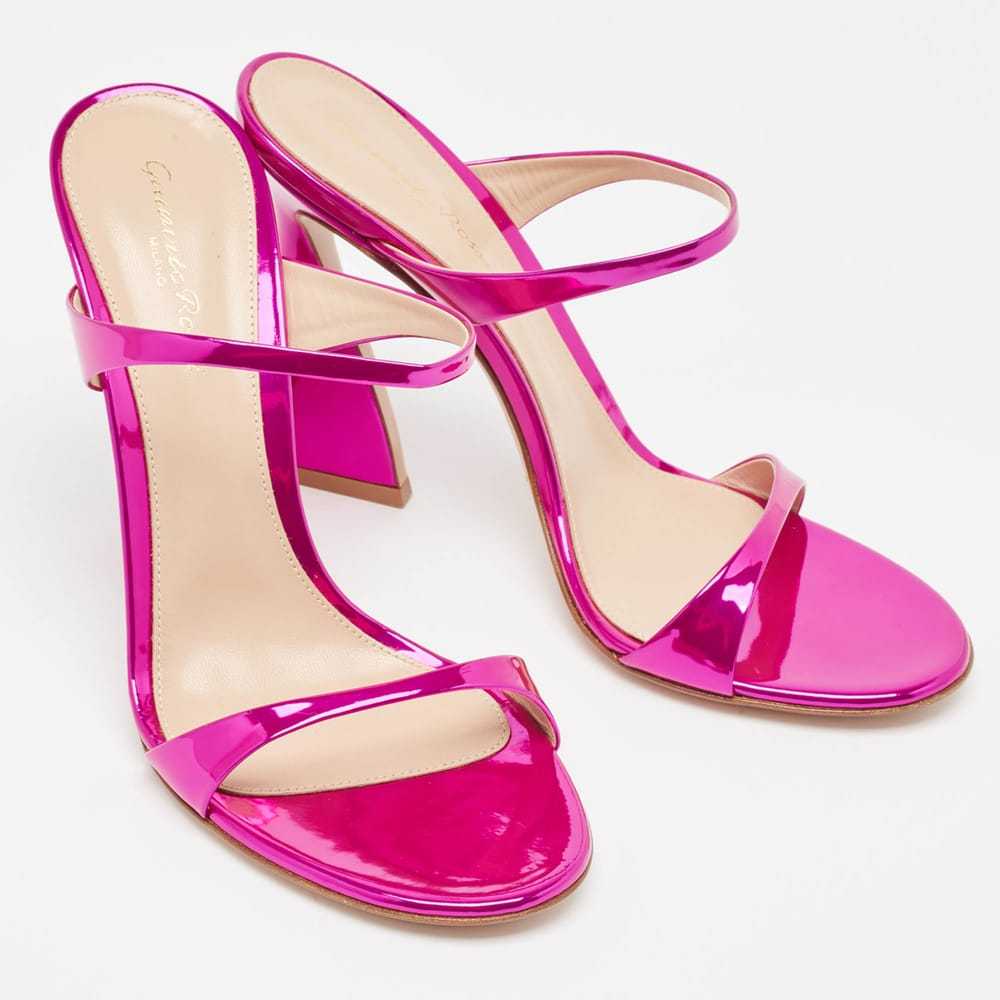 Gianvito Rossi Patent leather sandal - image 3