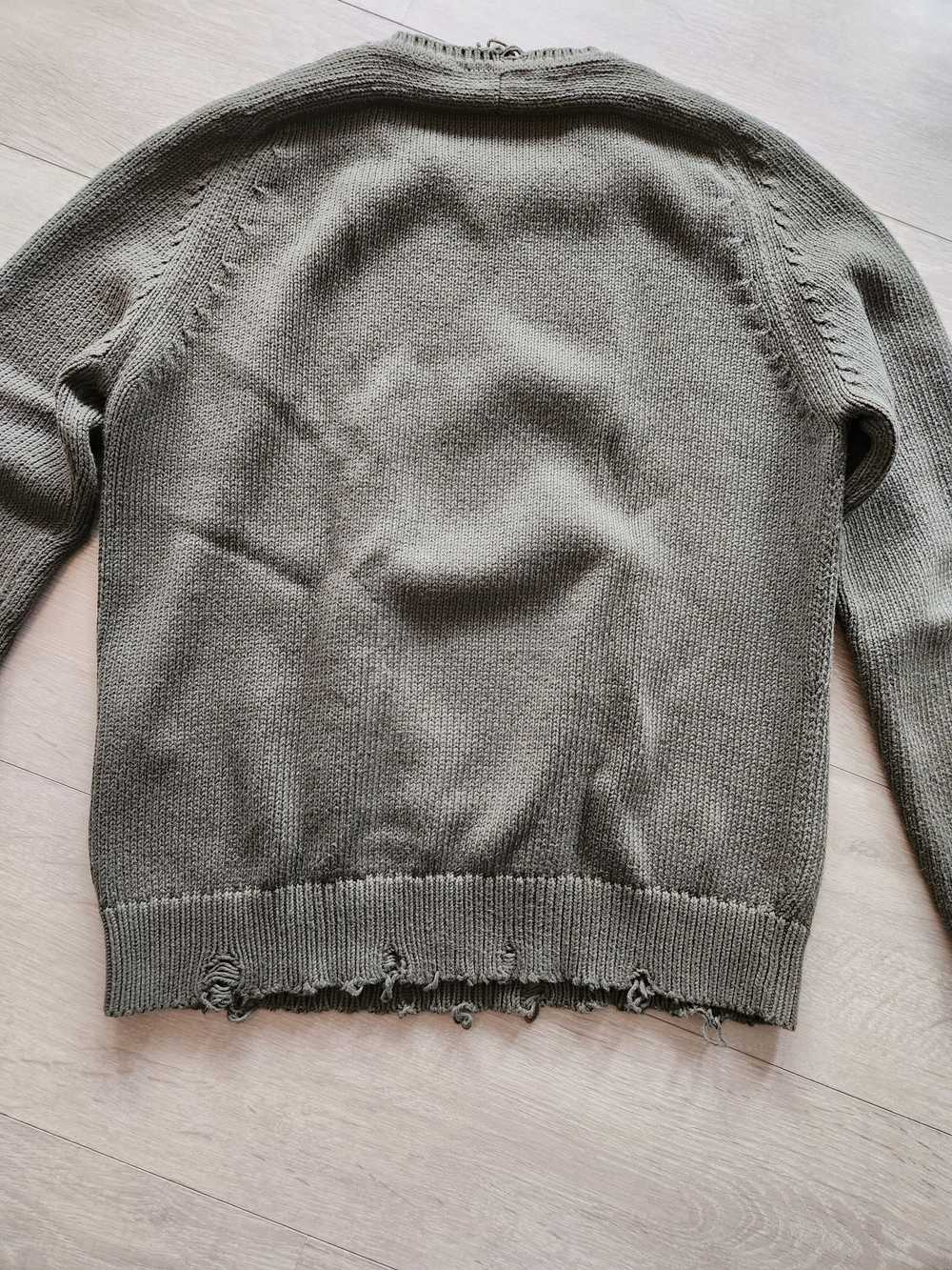 Saint Laurent Paris Olive distressed sweater from… - image 2