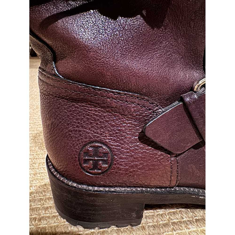 Tory Burch Leather buckled boots - image 2