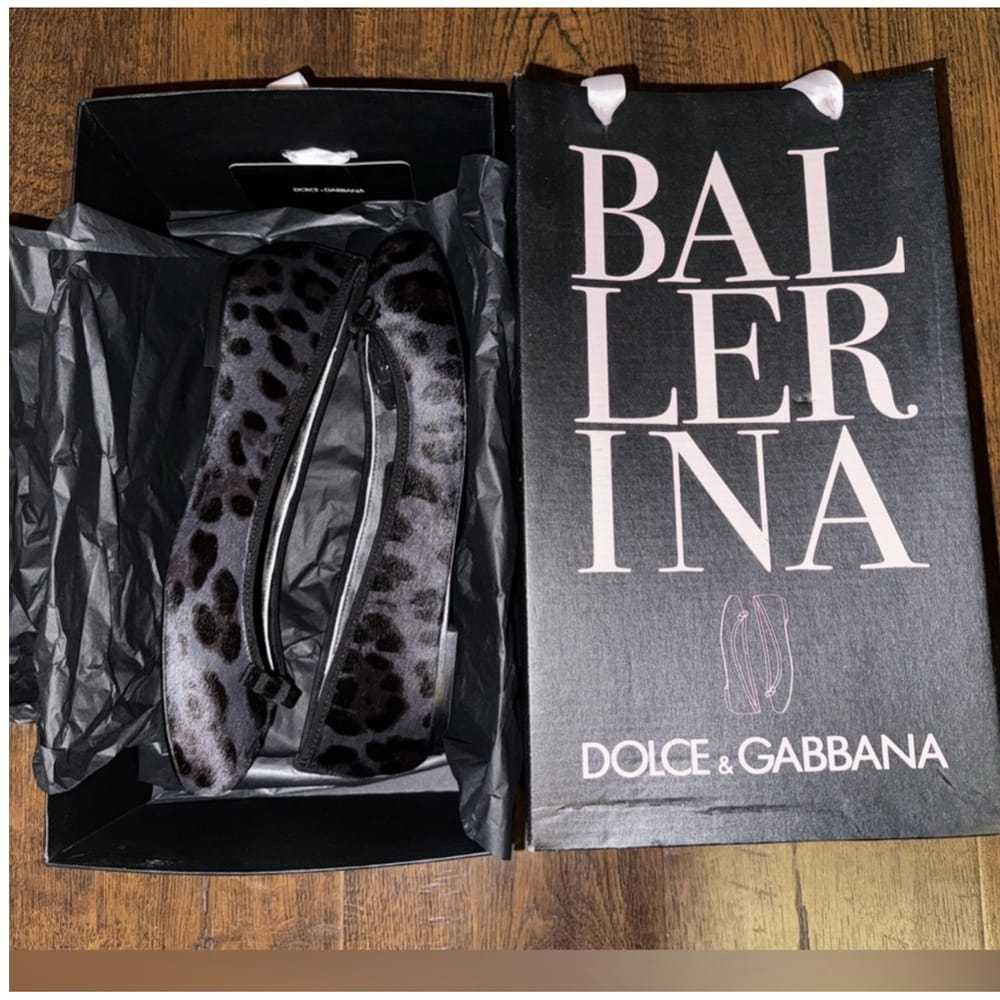 Dolce & Gabbana Pony-style calfskin ballet flats - image 2