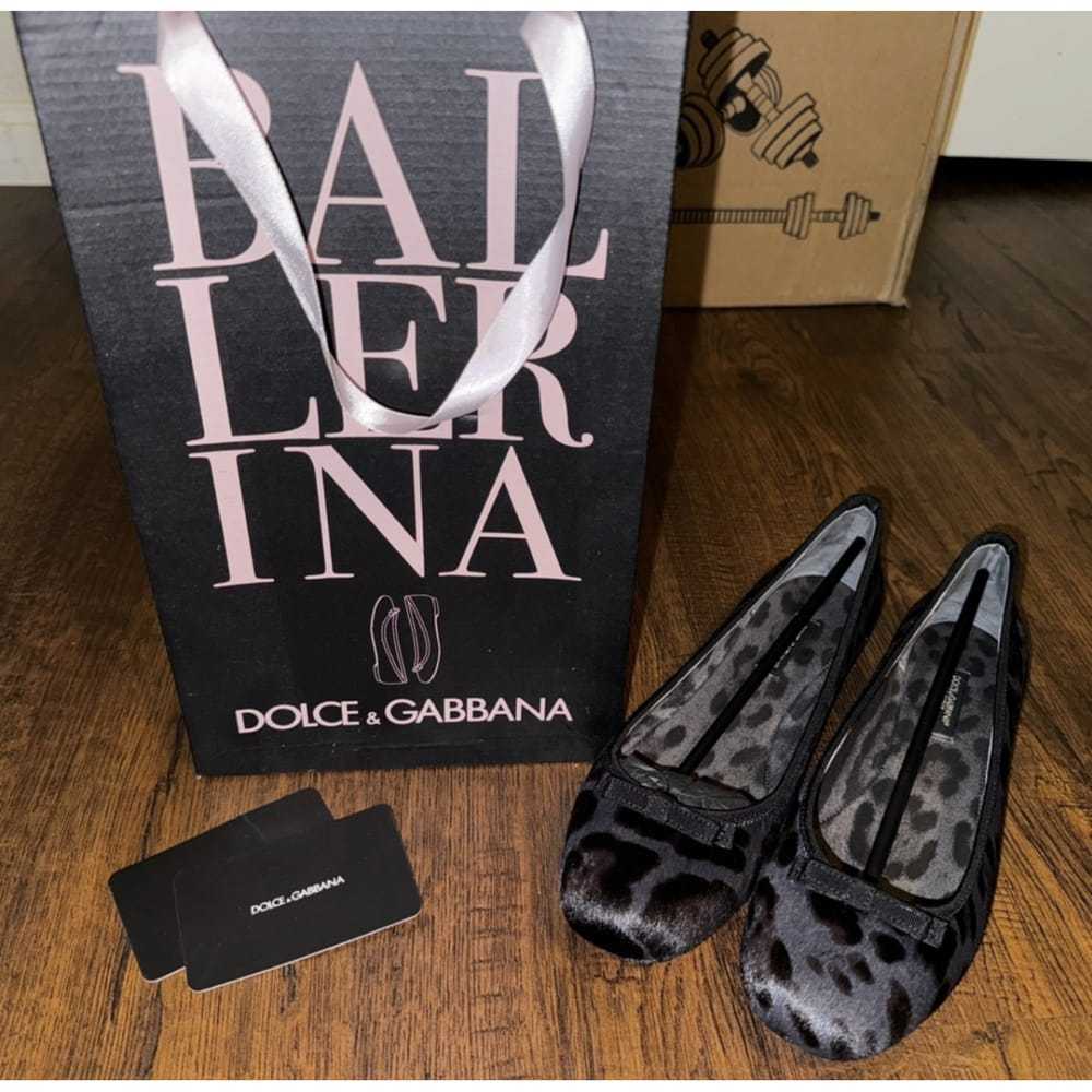 Dolce & Gabbana Pony-style calfskin ballet flats - image 3