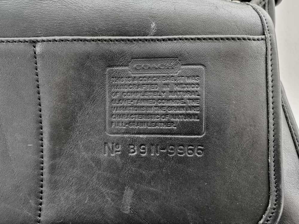 Coach × Vintage Black Leather 9966 Crossbody Shou… - image 9