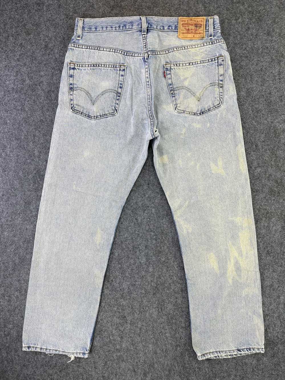 Levi's × Vintage Vintage Levis 505 Bleached Jeans… - image 2