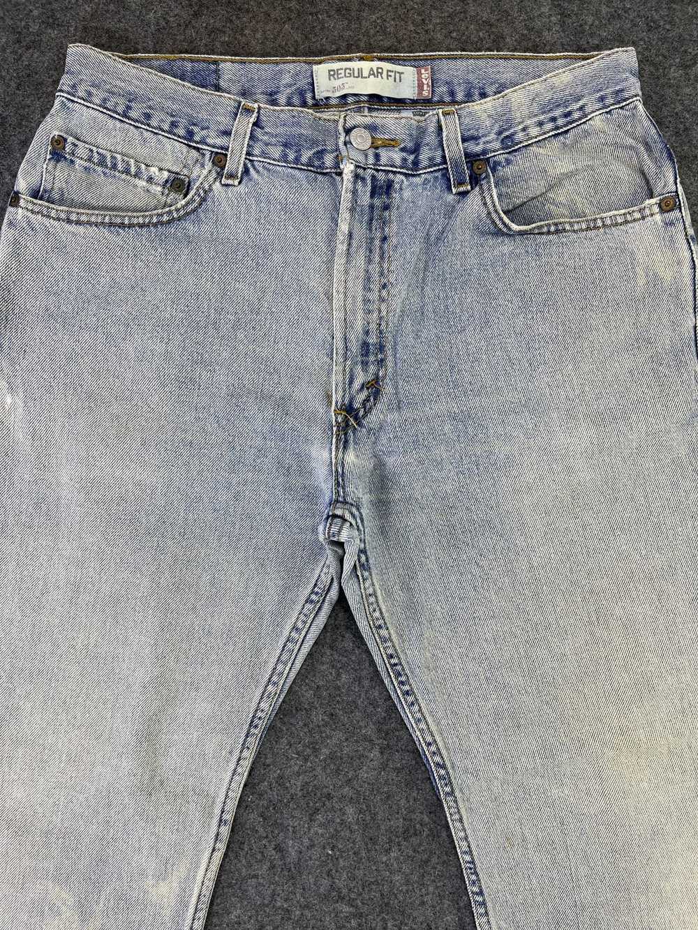 Levi's × Vintage Vintage Levis 505 Bleached Jeans… - image 3