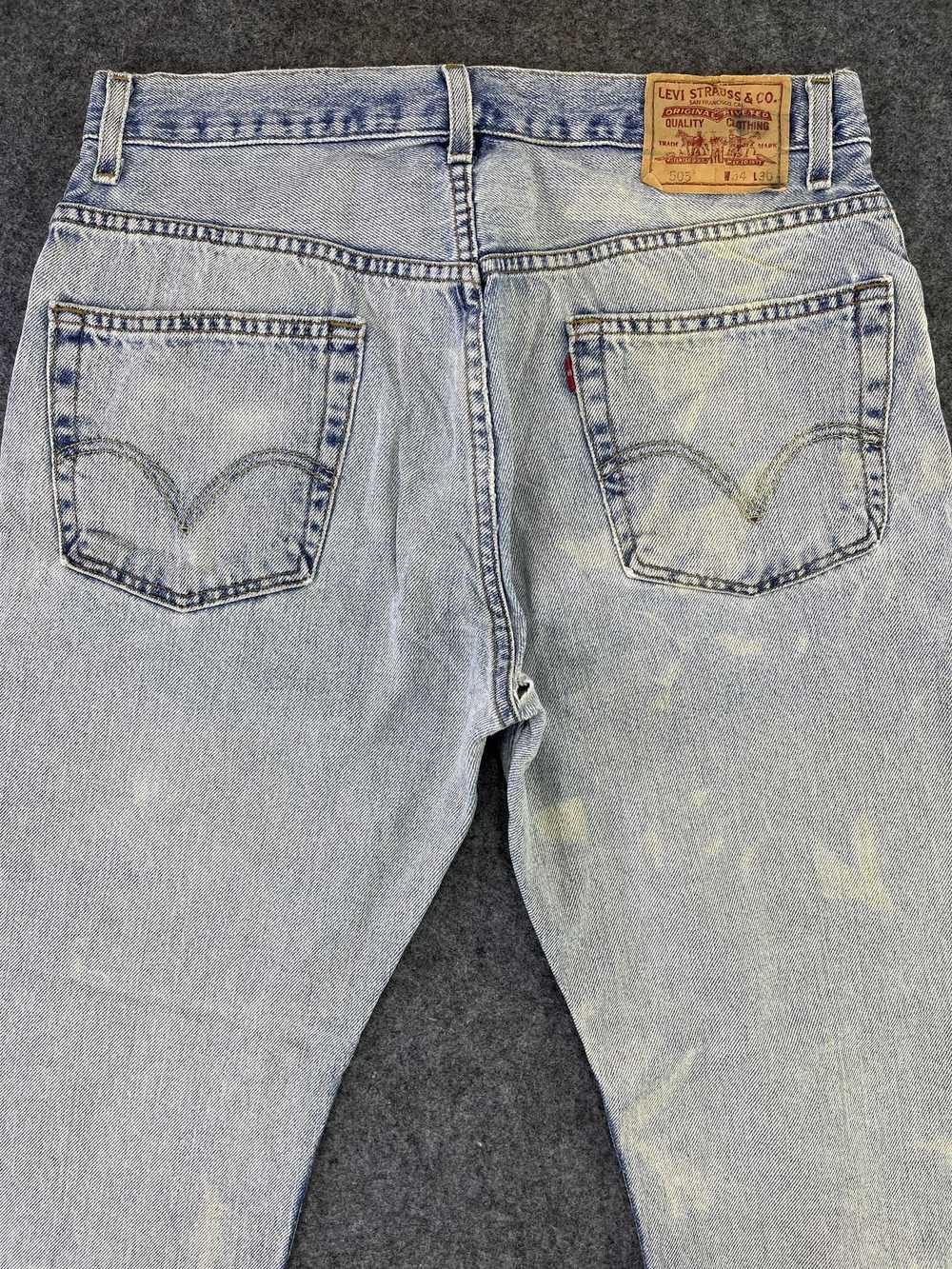Levi's × Vintage Vintage Levis 505 Bleached Jeans… - image 4