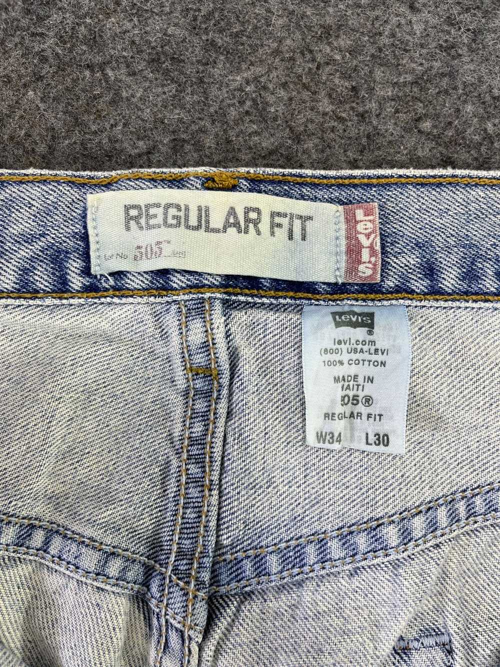 Levi's × Vintage Vintage Levis 505 Bleached Jeans… - image 6