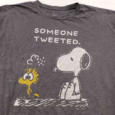 Peanuts Peanuts Someone Tweeted Pullover T Shirt … - image 1